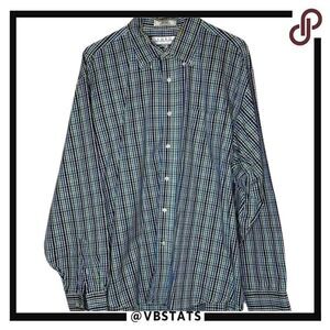 XXL Enro Green-Blue Plaid LS Shirt